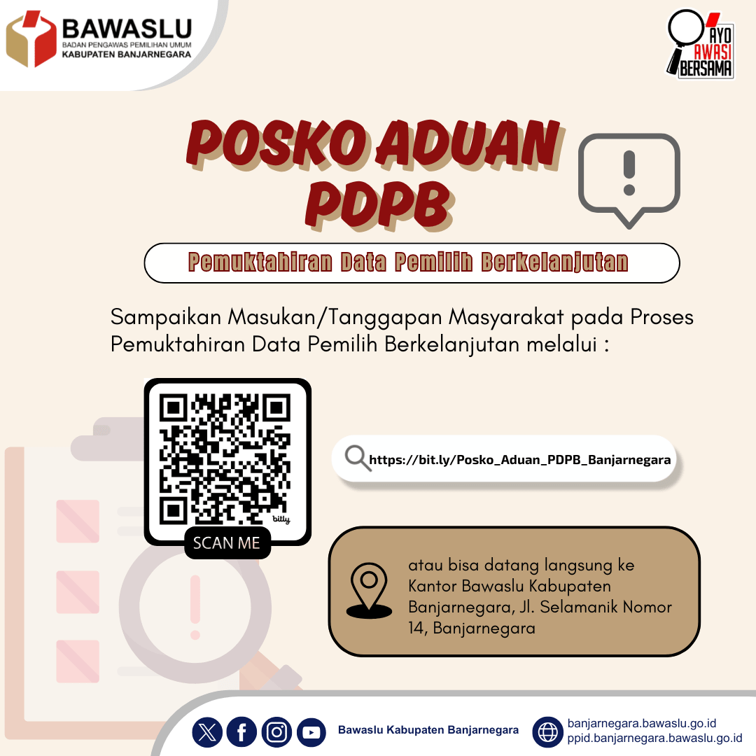 posko aduan PDPB