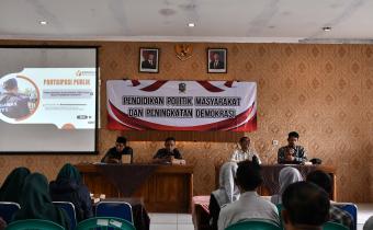 sosialisasi DIkpol di Batur